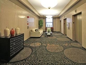 Elevator Lobby Elevator Lobby at The Residences At Hanna Apartments, Ohio - Photo Gallery