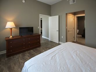 Master Bedroom Master Bedroom at The Residences At Hanna Apartments, Cleveland - Photo Gallery