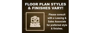 Upgraded 1 Bedroom 1 Bathroom: Floor Plan Styles & Finishes Vary (image coming soon)