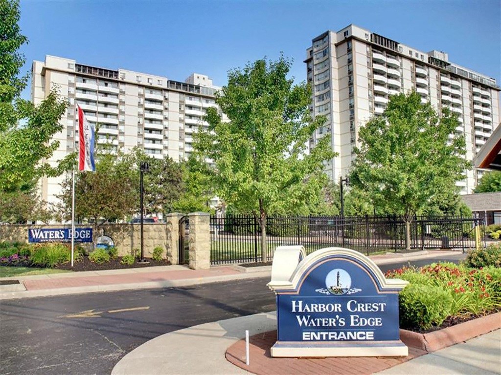 Property Signage at Water's Edge, Euclid, Ohio