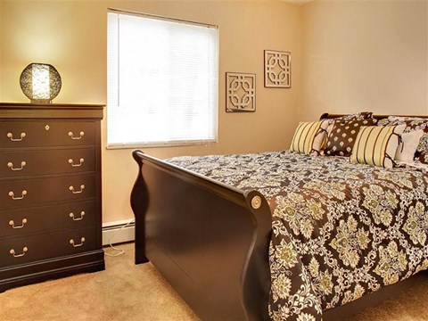 Model Bedroom at Lakeland Terrace in Euclid, OH