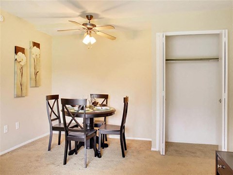 Model Dining Area at Lakeland Terrace in Euclid, OH
