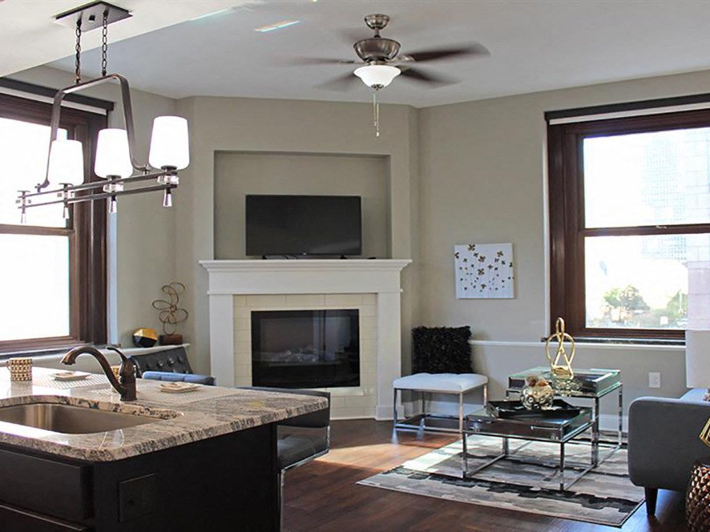Hard Surface Flooring in All Suites at Residences at Leader, Cleveland, OH