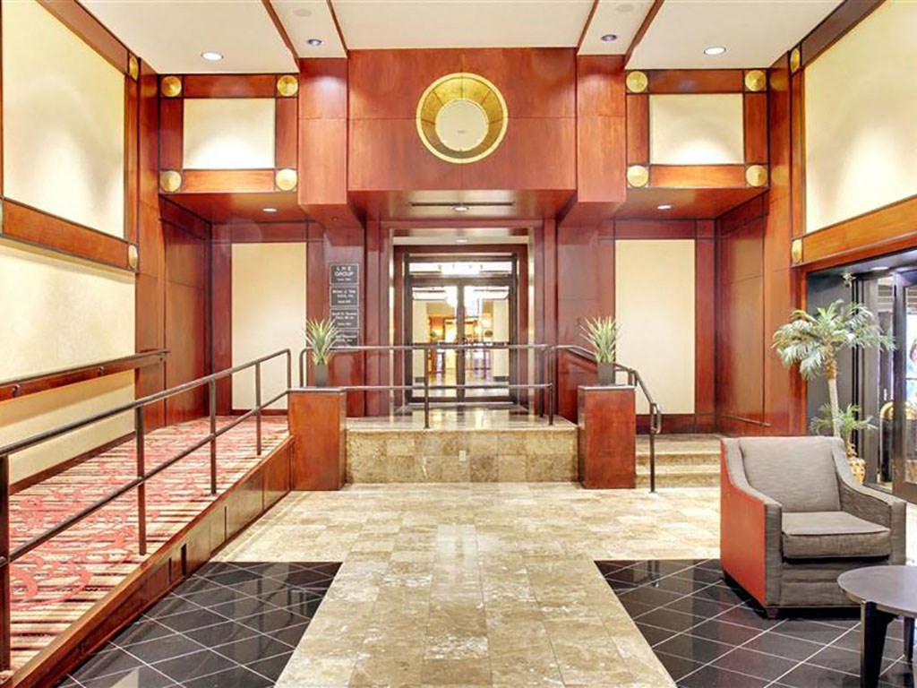 Lobby area at Reserve Square, Cleveland