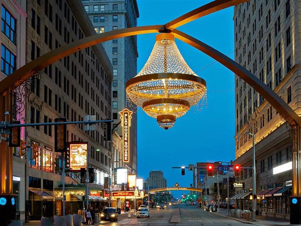 Close to the Playhouse Square Theater District, at Reserve Square, Ohio, 44114