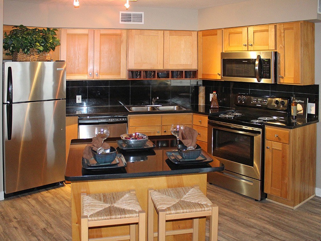 Updated kitchens at Stonebridge Waterfront