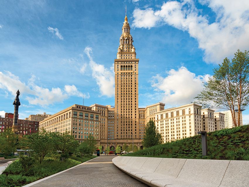 Terminal Tower Exterior at The Terminal Tower Residences, Cleveland, OH - Photo Gallery 1