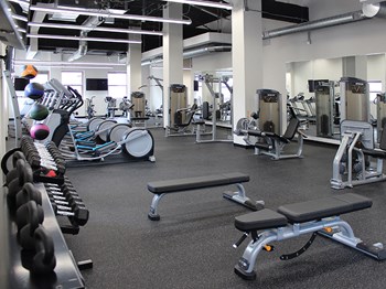 Fitness Center With Updated Equipment at The Terminal Tower Residences, Cleveland, Ohio - Photo Gallery 29