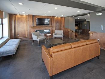 Community Room at The Terminal Tower Residences Apartments, Ohio, 44113
