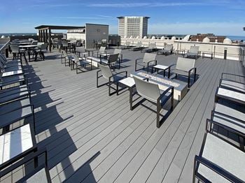 Rooftop Deck at The Terminal Tower Residences, Cleveland