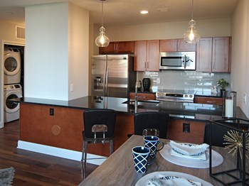 Kitchen Plus Dining at The Terminal Tower Residences, Cleveland, OH - Photo Gallery 19