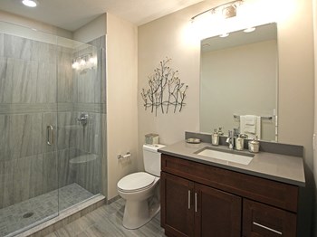 Luxurious Bathroom at The Terminal Tower Residences, Cleveland - Photo Gallery 14