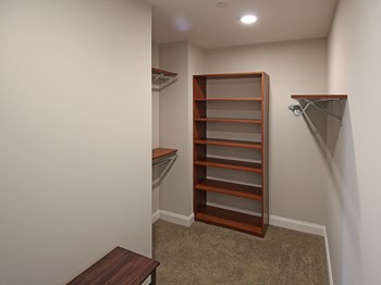 Walk-In Closet at The Terminal Tower Residences, Cleveland, Ohio - Photo Gallery 13