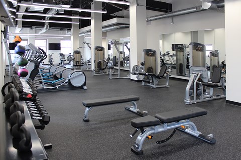 Fitness Center at The Terminal Tower Residences Apartments, Ohio, 44113