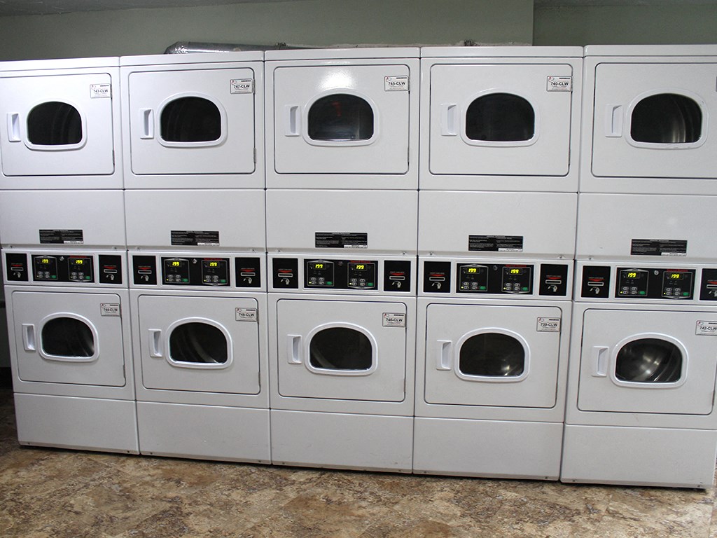 Modern Laundry Area at Trinity Towers, Bedford Heights, OH, 44146