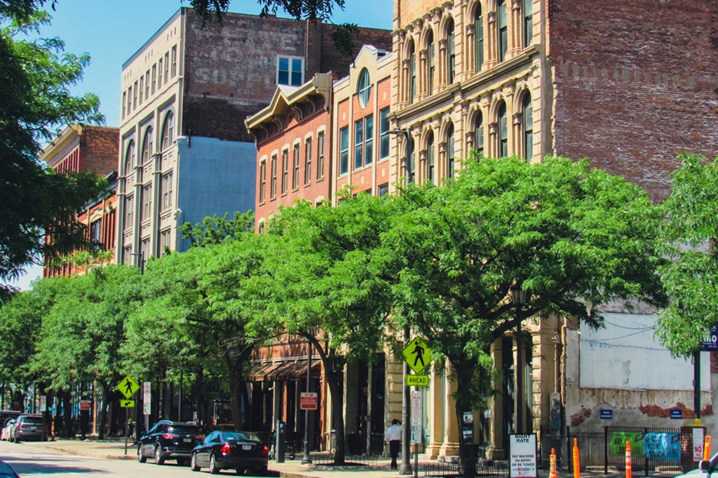 Warehouse District in Cleveland, OH