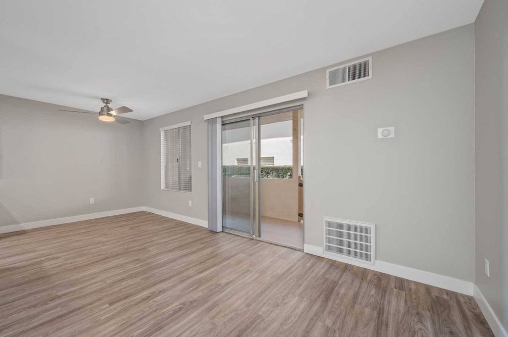 Spacious Living Room with Glass Door at Los Robles Ave, Pasadena, CA 91101