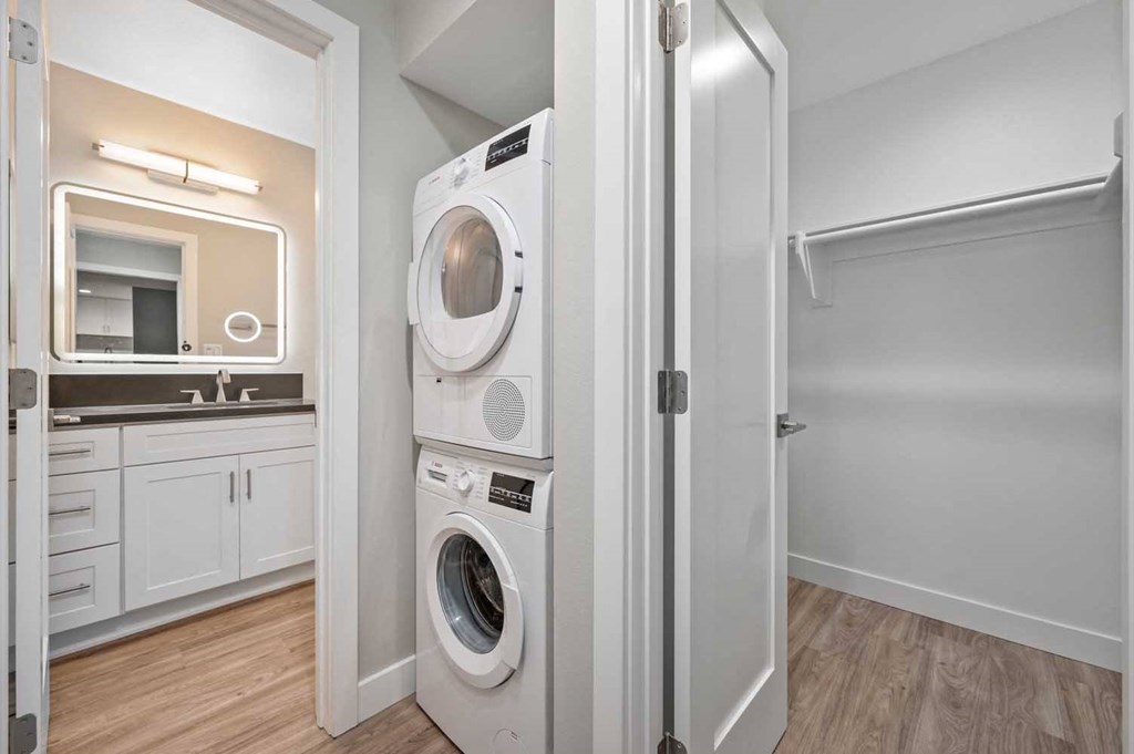 Laundry Room with Washing Machine and Dryer at Los Robles Ave, Pasadena