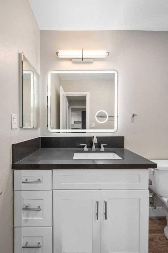 Modern Bathroom Appliances  at Los Robles in Pasadena, CA