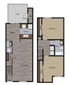 Two Bedroom Townhome Plan E Floorplan Two Bedroom Townhome Plan E Floorplan at St. Charles Oaks Apartments, Thousand Oaks, California
