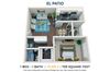 One Bedroom Plan C FloorPlan Image at El Patio Apartments, Glendale, CA One Bedroom Plan C FloorPlan Image at El Patio Apartments, Glendale, California, 91207