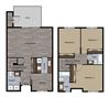 Three Bedroom Townhome Plan G Floorplan Three Bedroom Townhome Plan G Floorplan at St. Charles Oaks Apartments, California