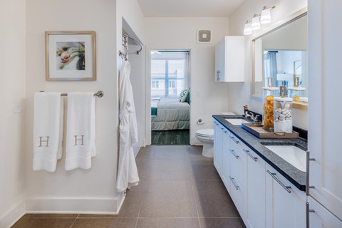 Double Vanities in Select Apartments