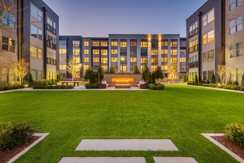 Twilight in the Courtyard