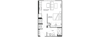 Platform Studio Floorplan - Acela