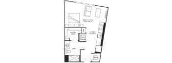 Platform Studio Floorplan - Adirondack