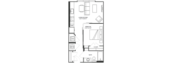 Platform Studio Floorplan - Cardinal