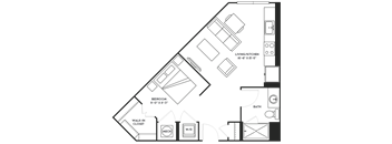 Platform Studio Floorplan - Cascades