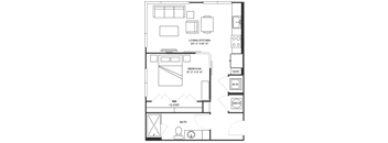 Platform Studio Floorplan - Crescent