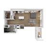 Discovery Green - Park Central Studio Floorplan