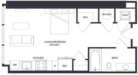The Eastern Studio Floorplan - Concord