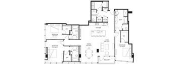 The Eastern 3BR Floorplan - Lookout