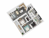 Fuller - Park Central 2BR Floorplan