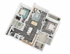 Hansen - Park Central 2BR Floorplan