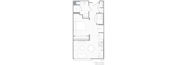 Lake Boone studio floor plan