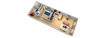 Revolution Mill Maple floorplan hardwood floors