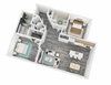 McDowell - Park Central 2BR Floorplan