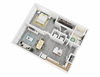 Rochester - Park Central 1BR Floorplan