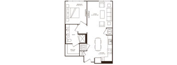 a diagram of a floor plan of a house