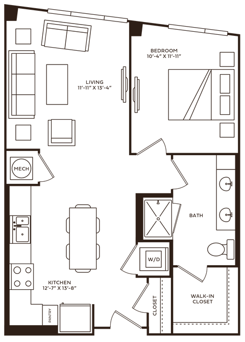 an illustration of a floor plan of a house