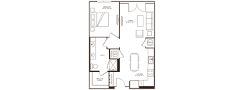 a diagram of a house and its floor plan in the dark