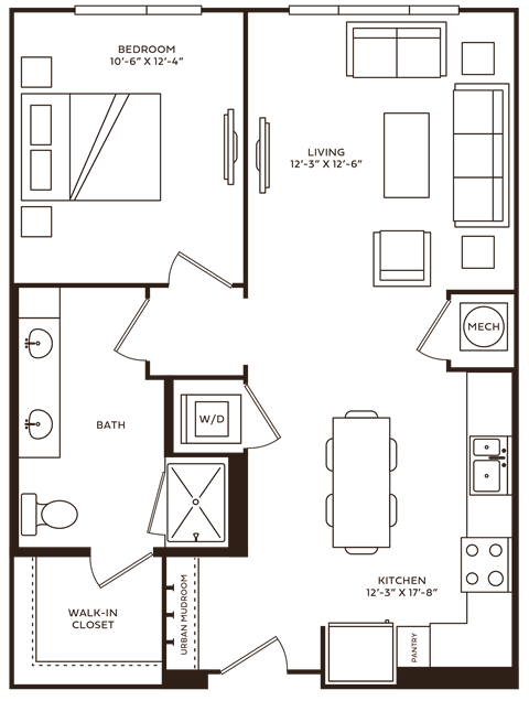 a floor plan of a house with a lot of windows and