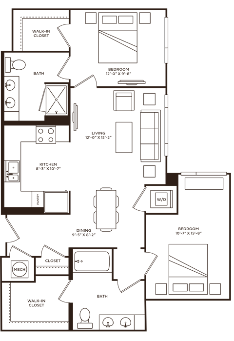 1021 S. Saunders St. Studio-3 Beds Apartment for Rent - Photo Gallery 39