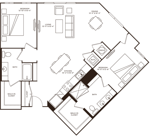 a diagram of a floor plan of a house