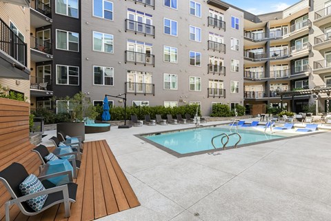 Saltwater Pool with Sun Deck