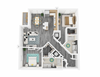 Tilden - Park Central 2BR Floorplan